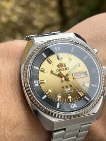 Orient SK / hodinky / zlato-hnedy ciselnik - 5