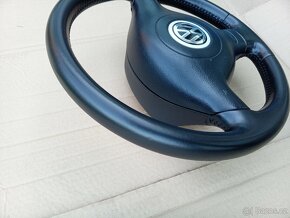 VW Golf Passat tříramínko kůže volant + airbag - 5