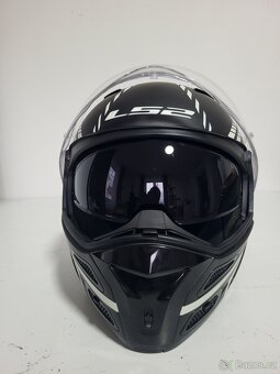 Helma na motorku LS2 Metro Evo Firefly + RUKAVICE ZDARMA - 5