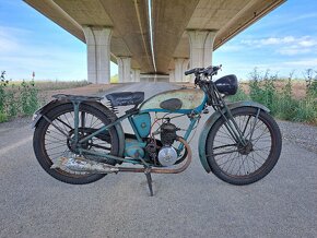 Motocomfort 100ccm3 1936 s TP v původním stavu - 5