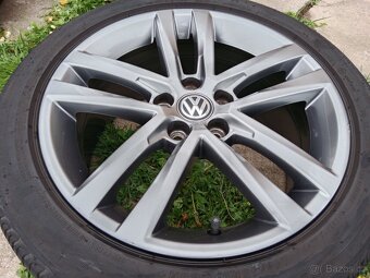 alu kola 5x100 r16 VW , Škoda a letní pne 215/45/16 - 5