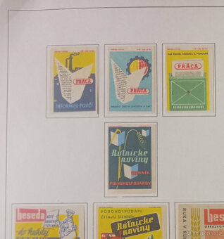 Album zápalkových nálepek Slovensko 1961 - 1963 - 5