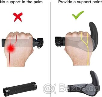 nové Gripy na řidítka ergonomické - 5