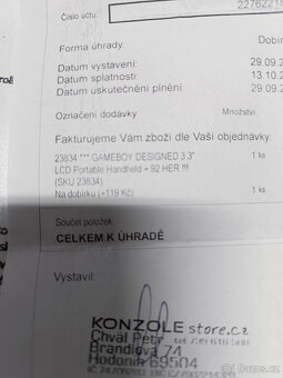 Malá konzole Nintendo GameBoy Advance SP - 5