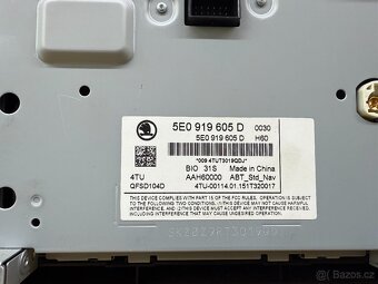 Autoradio Skoda Octavia 3 + jednotka s NAVIGACI - 5