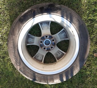 Litá kola Opel,17x7, 225/50 R17, pneu Continental - 5