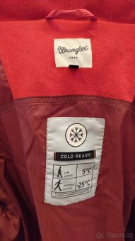 Zimní bunda wrangler červená xxxL nová - 5