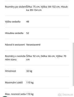 Pohodlné polohovací křeslo - 5