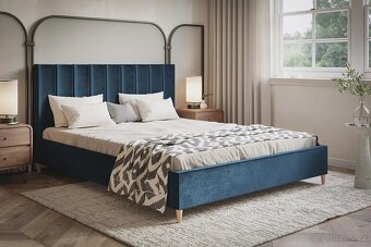 Čalouněná postel Lucie 2 s roštem - 5