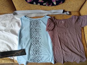 Dámské oblečení vel. S,M,XL, XXL. Šaty, halenky, opasek - 5