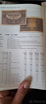Bankovka 10 Kč 2.1.1927 série r016 - 5