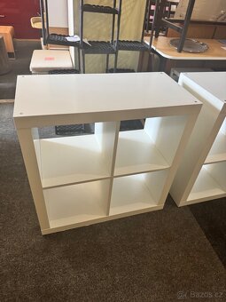2x bílé regály IKEA KALLAX - 5
