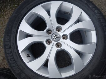Prodám sadu Orig ALU kol Citroen 225/55 R17 letní - 5