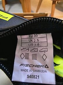 Dětské boty na běžky Fischer XJ sprint velikost 35 - 5
