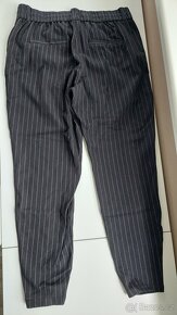 Dívčí/dámské kalhoty - černé s proužky, hnědé - 5