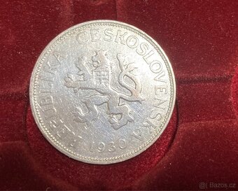 Stříbrné oběhové mince 1928 - 1932 ( 5 koruna ) - 5