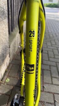 MTB kolo značky CTM rain 3.0 limetková matná - 5
