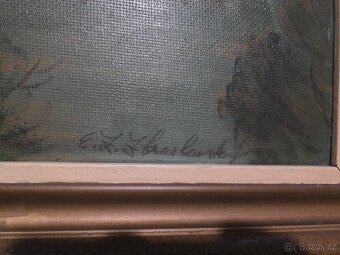 Obraz Prahy , Evžen Zábrž Zbraslavský  7.8.1906 Žďár n Sáz. - 5