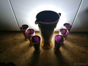 STAROŽITNÝ DŽBÁN SE ŠESTI POHÁRY - 5