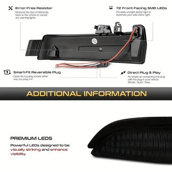 Dynamické LED blinkry Mercedes-Benz 2013-2020 - 5