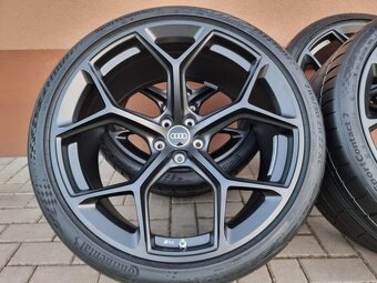22″ 5×112 AUDI RS6 / RS7 PERFORMANCE “BLACK MATT” nové letné - 5