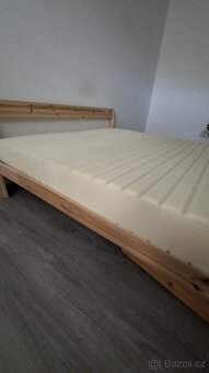 Ikea postel NEIDEN, rošt a matrace 140x200 - 5