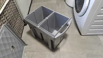 Dvojitý výsuvný odpadkový koš 2x 20l - 5