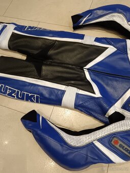 Suzuki-Pánská Dámská kožená moto kombinéza, jednodílná - 5