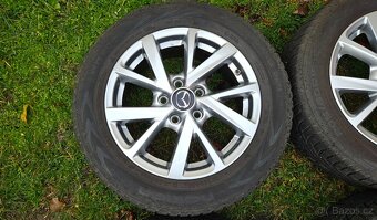 Mazda 3 zimní kola 205/60 R16 elektrony 6,5Jx16 5x114,3 ET45 - 5