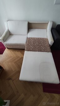 Pohovka, sedací souprava- rozkládací 2 lůžko - 5