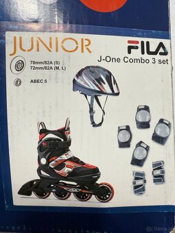 Rostoucí inline brusle Fila set - 5