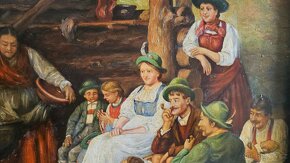 Obraz olej, překližka - 5