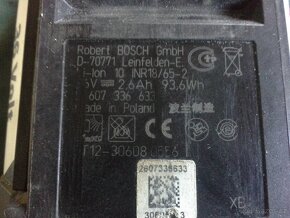 Bosch 36V baterie 2ks s nabiječkou do SEKAČKY BOSCH - 5