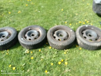 4xplechove disky s zimními pneu Vraník 195/65 R15 - 5