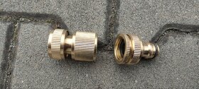 Zahradní ventil dvojitý 1/2", nový - 5