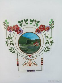 Kovová postel s malbou - 5