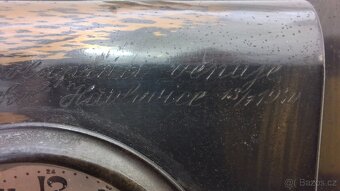 ART DECO STAROŽITNÉ FIGURÁLNÍ POSTŘÍBŘENÉ HODINY - VÍTĚZ - 5