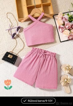 Nový dívčí letní komplet 9-10let - 5