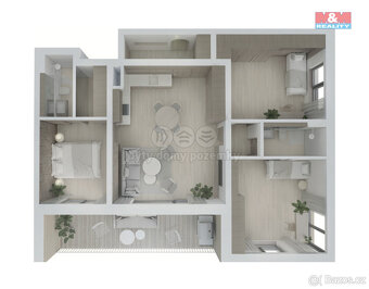 Prodej bytu 4+kk, 101 m², Brandýs nad Labem, ul. Dřevčická - 5