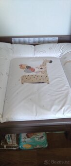 Přebalovací komoda Ikea +vanička+oblečení +set hnízdečko - 5