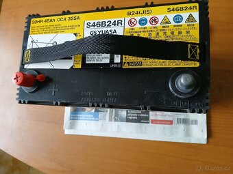 baterie yuasa pro hybridy, 12v 45ah - 5