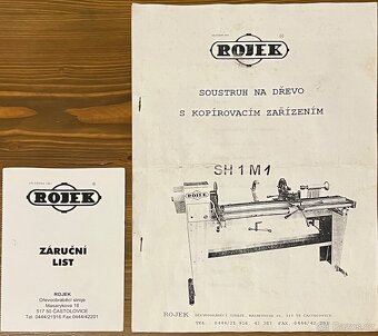 Soustruh na dřevo s kopírovacím zařízením ROJEK - 5