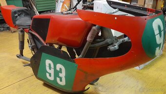 Silniční závodní motocykl MS foto info díly motor kola vidli - 5