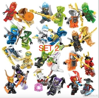 Figurky Ninjago (24ks) typ lego 1 - nove, nehrane - 5
