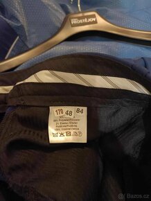 Modrý oblek + 2 košile zdarma - 5