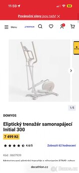 Eliptický trenažér samonapájecí Initial 300 - 5
