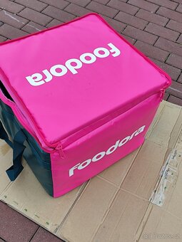 Thermo taška na kolo/skútr - originál Kurýrská foodora zacho - 5