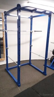 Posilovací klec, dřepovací stojan, half rack, stojan kotouče - 5
