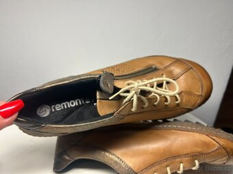 dámské kožené boty REMONTE vel. 37 - 5