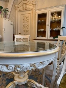 Prodám italský stůl a 4 židle od New Design Porte. - 5